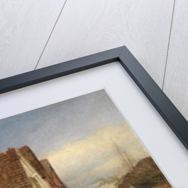 A View of Frog Lane by Benjamin Williams Leader