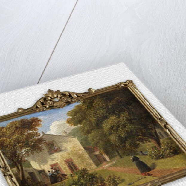 A Sunlit Garden by George Lance