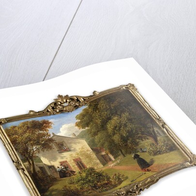 A Sunlit Garden by George Lance