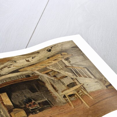 Study of a Cottage Interior, c.1869 by Benjamin Williams Leader