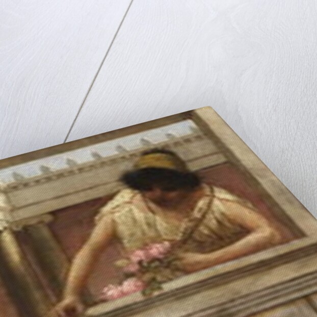 After the Serenade by John William Godward