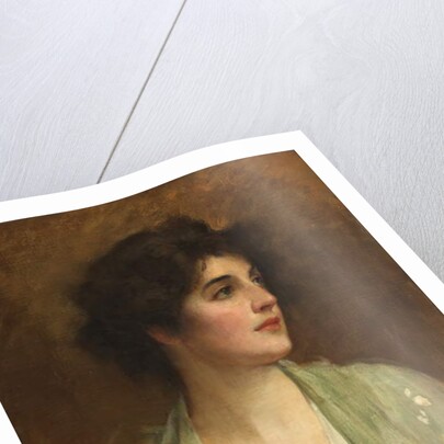 The Green Shawl by Samuel Luke Fildes