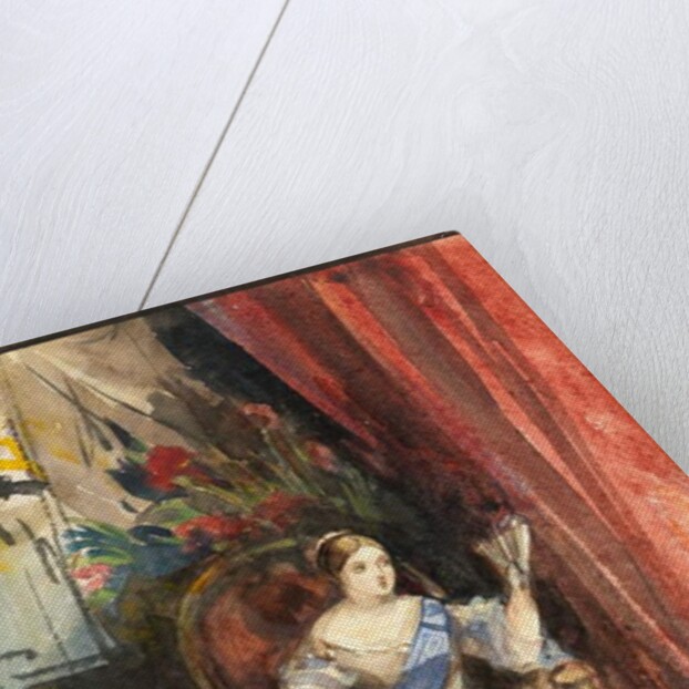 Queen Victoria at Court, 1838 by Louisa Anne Marchioness of Waterford