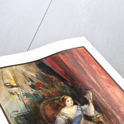 Queen Victoria at Court, 1838 by Louisa Anne Marchioness of Waterford