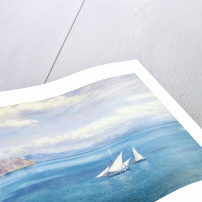 The Old Watch Tower overlooking the Bay of Salerno, c.1861 by Frederick Townsend