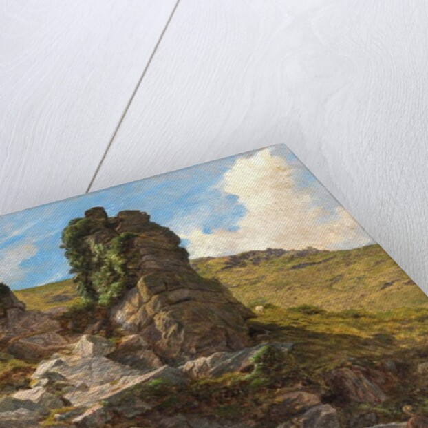 A Rocky Outcrop by Arthur Hughes