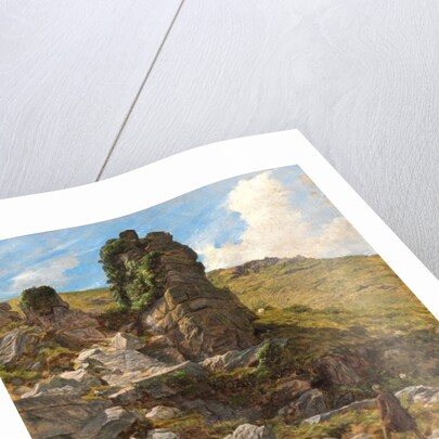 A Rocky Outcrop by Arthur Hughes