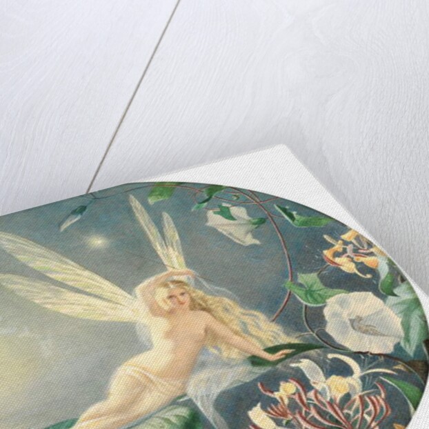 Fairy Resting on a Leaf, c.1860 by John Simmons