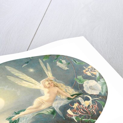 Fairy Resting on a Leaf, c.1860 by John Simmons