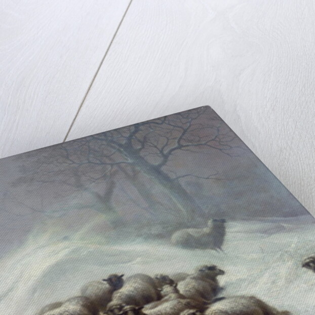 Under the Shelter of the Shapeless Drift, January 18th 1881 by Thomas Sidney Cooper