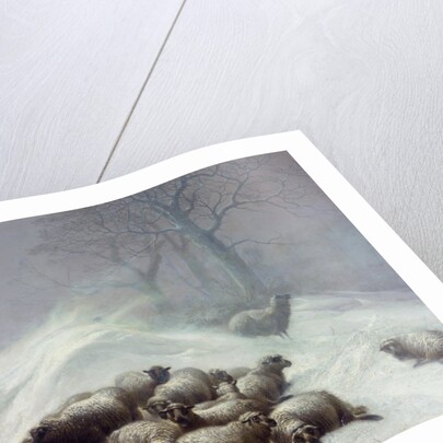 Under the Shelter of the Shapeless Drift, January 18th 1881 by Thomas Sidney Cooper