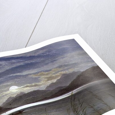 Lake Scene by Moonlight, 1879 by Arthur Gilbert