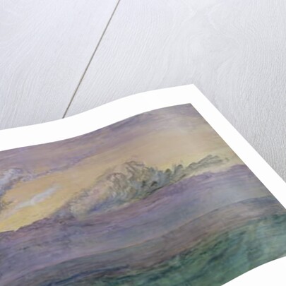 A July Thunder Cloud, Val d'Aosta, 1858 by John Ruskin