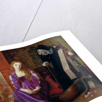 The Pained Heart, or 'Sigh No More, Ladies', 1868 by Arthur Hughes