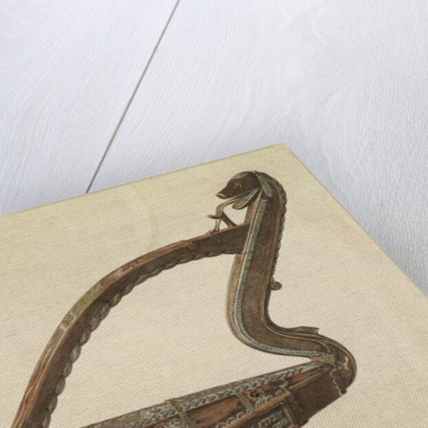 Irish harp, 1889 by Edward Coley Burne-Jones