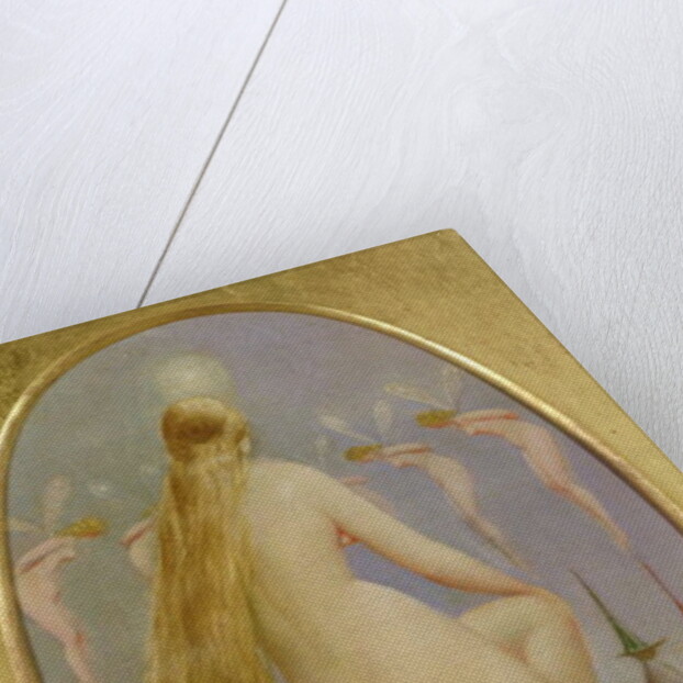 Fairy seated on a Mushroom, c.1860 by Thomas Heatherley