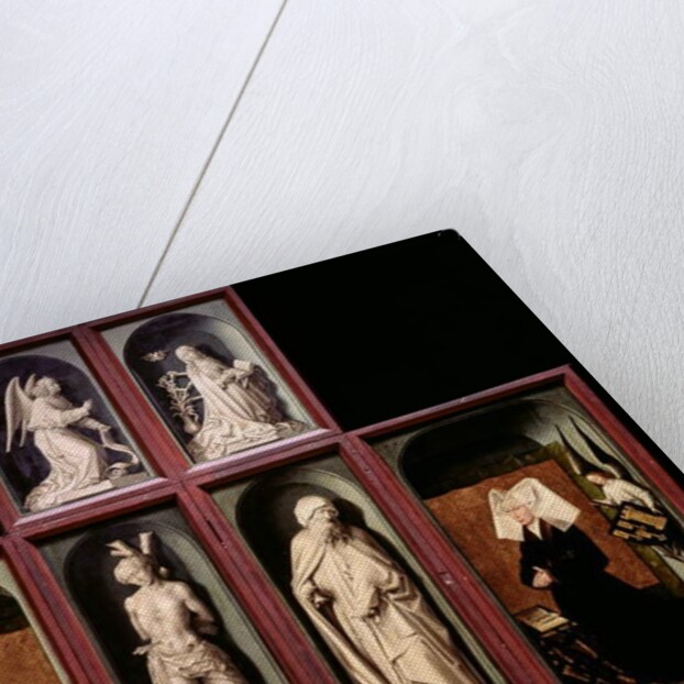 The Last Judgement when closed by Rogier van der Weyden