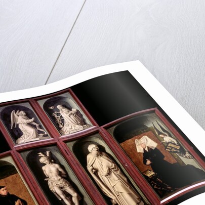 The Last Judgement when closed by Rogier van der Weyden