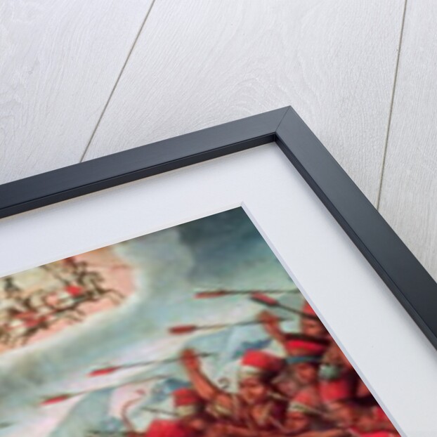 Battle scene by School Peruvian