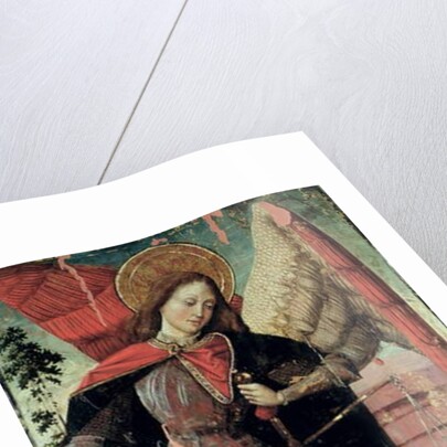 St. Michael Weighing Souls by Spanish School