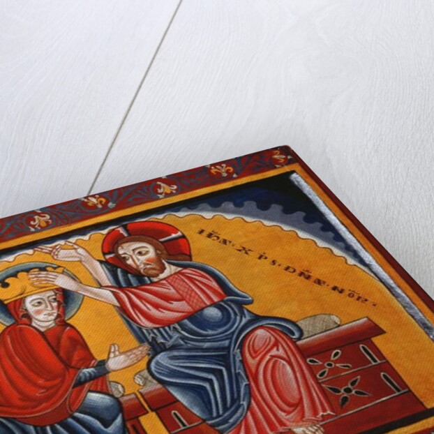 Coronation of the Virgin by Master of Lluca