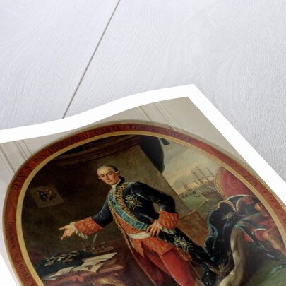 Portrait of Caballero Teodoro de Croix Viceroy of Peru and Chile by Spanish School