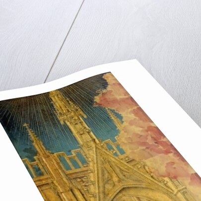 The Good being led to Heaven by Rogier van der Weyden