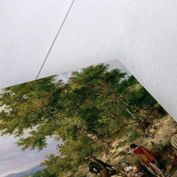 Country Lane with Gypsies by Thomas Sidney Cooper