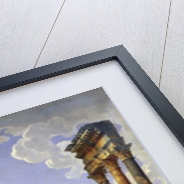 Roman Capriccio Showing the Colosseum, Borghese Warrior, Trajan's Column, the Dying Gaul, Tomb of Cestius, Arch of Constantine and the Temple of Castor and Pollux by Giovanni Paolo Pannini or Panini