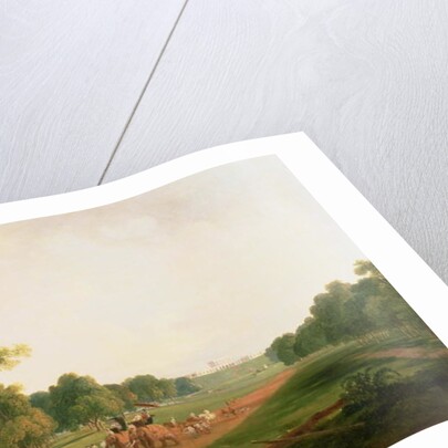 A Hunting Party in India by William Daniell