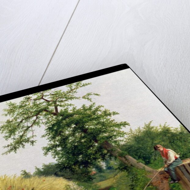 A Boy Fishing by Arthur Hughes