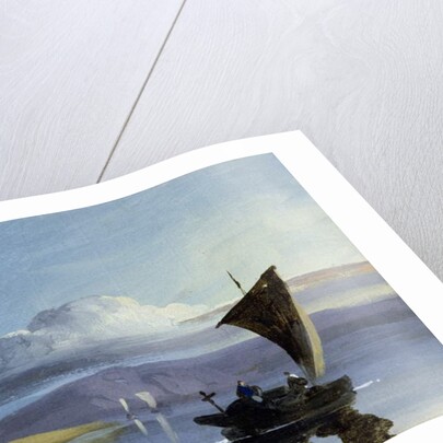 A Chinese Junk by George Chinnery