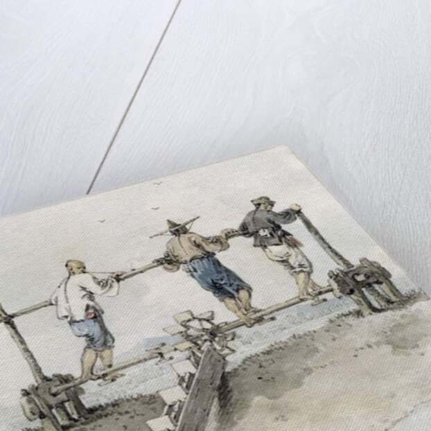 Chinese Labourers Working on a River by William Alexander