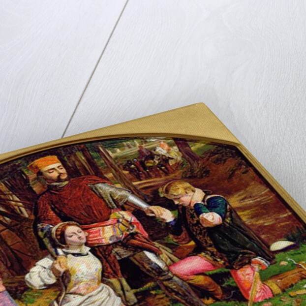 Valentine Rescuing Silvia from Proteus, 1851 by William Holman Hunt