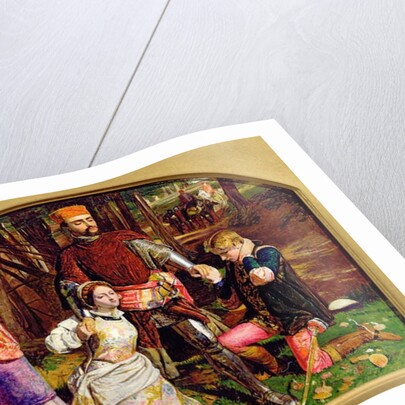 Valentine Rescuing Silvia from Proteus, 1851 by William Holman Hunt