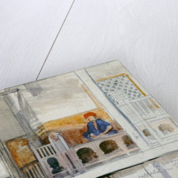 Courtyard of a House in Damietta Built over Water by William Holman Hunt