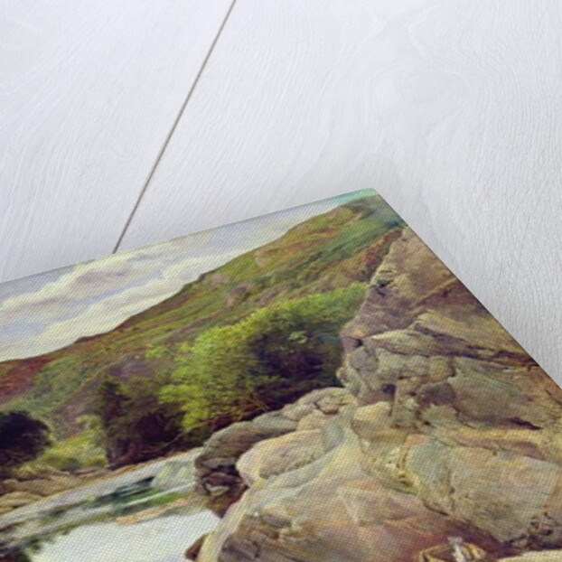 Glenfinlas with Millais Fishing, 1853 by William Henry Millais