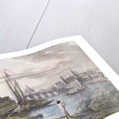 View of Dresden and the River Elbe, 1806 by C. Roes
