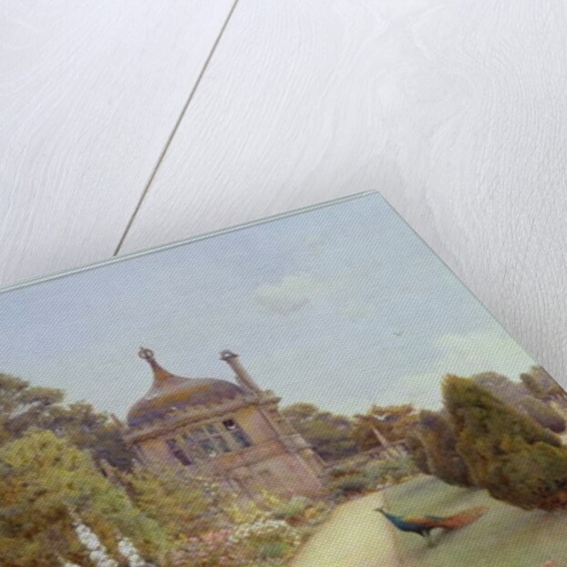 The Gardens at Montacute, Somerset, 1893 by Ernest Arthur Rowe