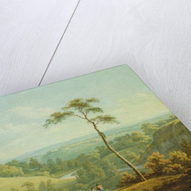 The Bishop's Palace, Auckland Castle, with the Deercote Beyond by John Warwick Smith