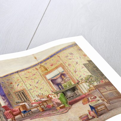 The Interior of the Chinese Drawing Room, Middleton Park, Oxfordshire, 1840 by William Alfred Delamotte