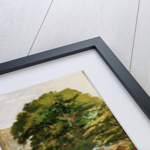 A Harvest scene in Norfolk: sketch for 'Hello Largesse', 1861 by William Maw Egley