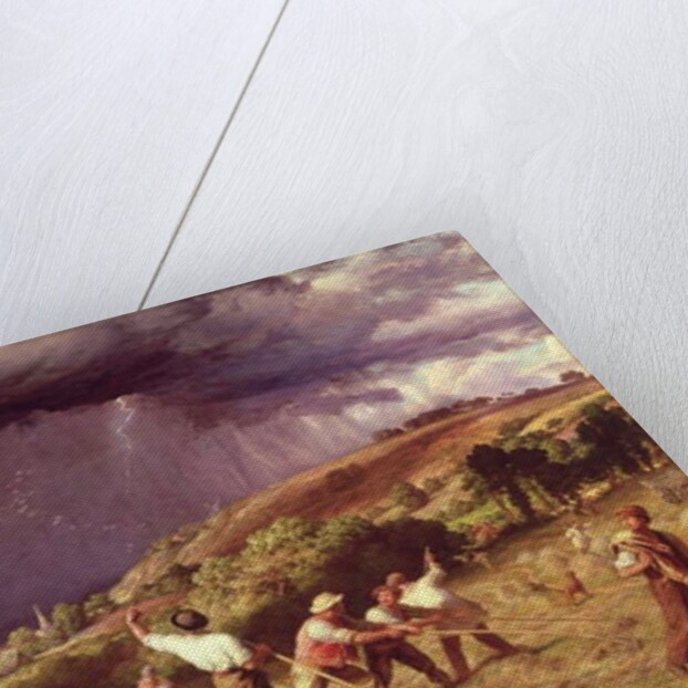 A Thunder Shower, 1859 by James Thomas Linnell