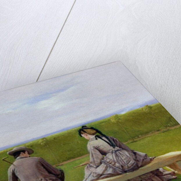 The Bench by the Sea by Eyre Crowe