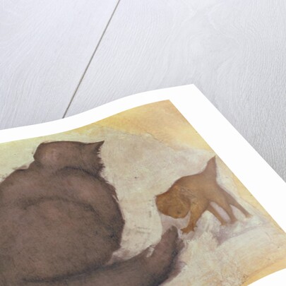 Cat and Kitten by Edward Coley Burne-Jones