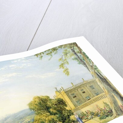 View of Chatsworth, Derbyshire, c.1820 by Frances Elizabeth Swinburne