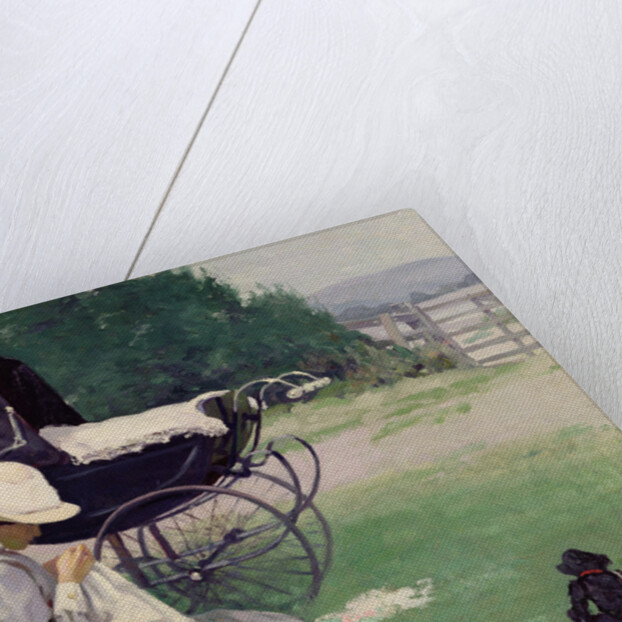 Sewing in the Sun, 1913 by Brake Baldwin