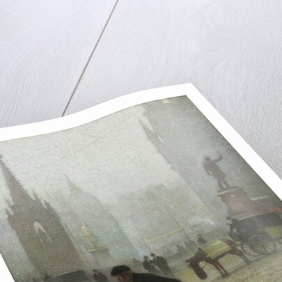 Albert Square, Manchester, 1910 by Adolphe Valette