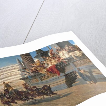 Le Chariot Race, c.1882 by Alexander von Wagner