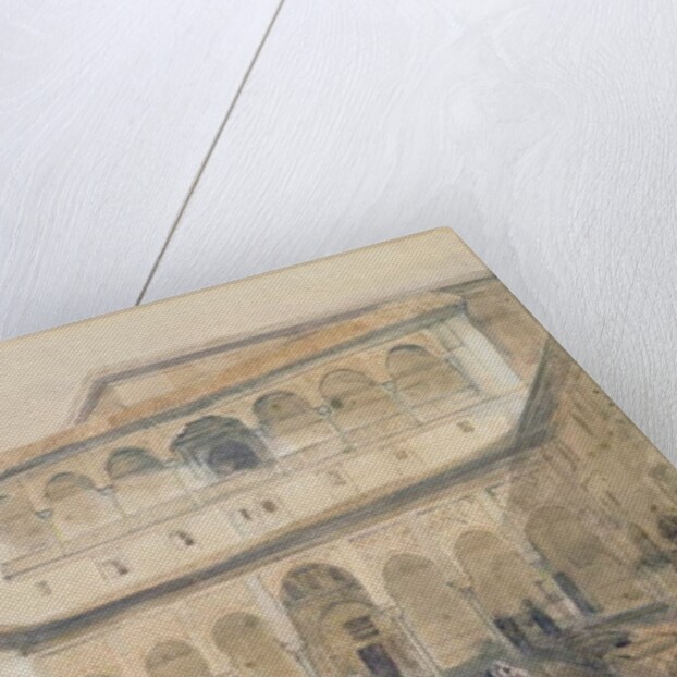 The Court of Myrtles, Alhambra 1833 by David Roberts